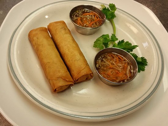 Pho Lucky crispy spring rolls